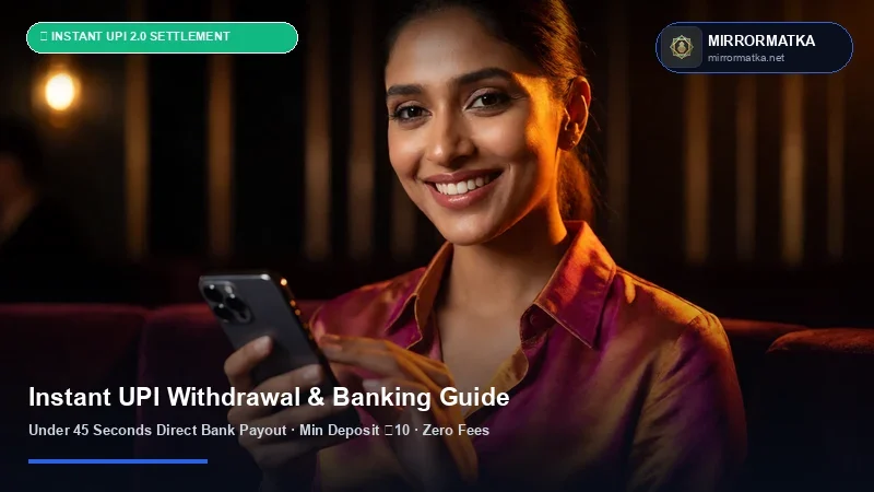 Mirrormatka Instant UPI Withdrawal & ₹25 INR Deposit Tutorial